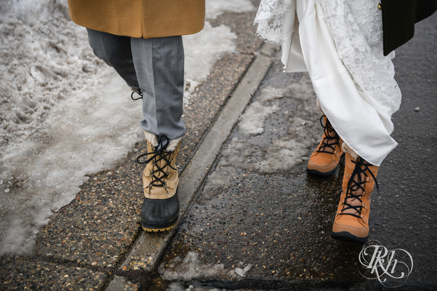 Winter wedding photography