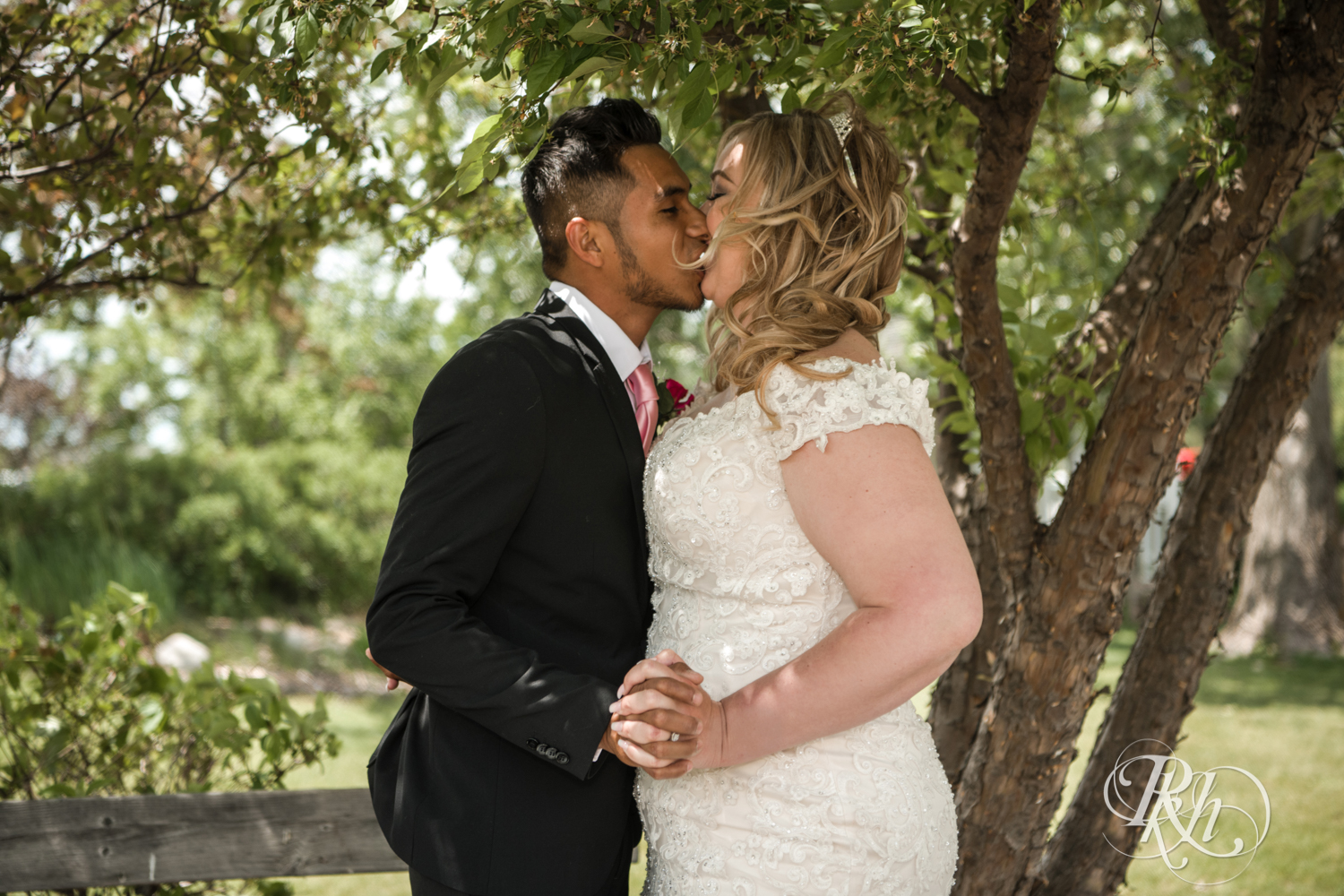 Izatys Resort Wedding bride and groom kiss
