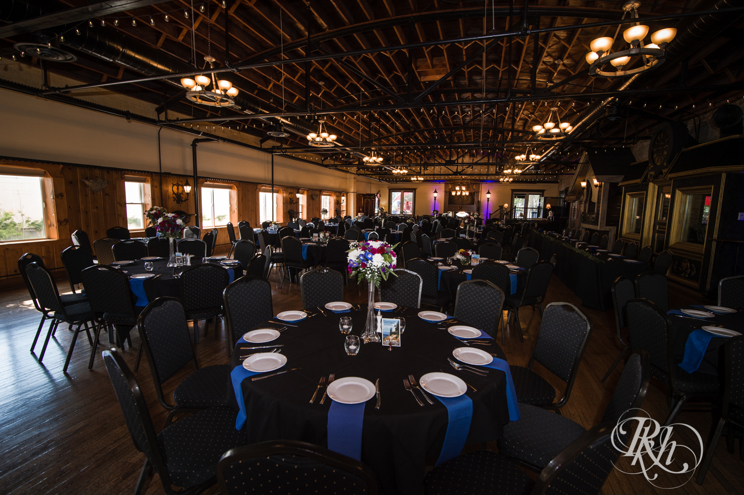 Indoor wedding reception at Kellerman's Event Center in White Bear Lake, Minnesota.