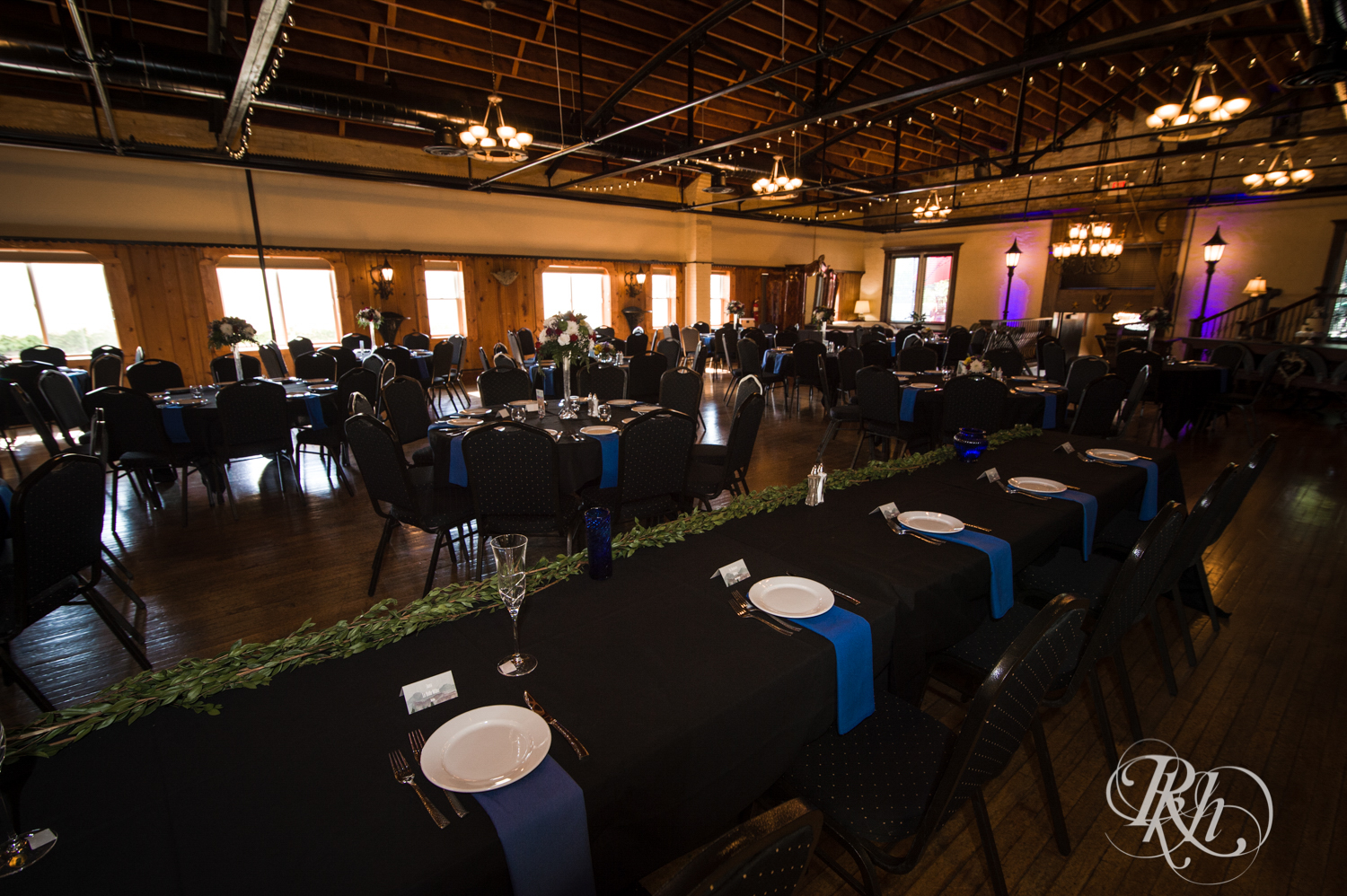 Indoor wedding reception at Kellerman's Event Center in White Bear Lake, Minnesota.