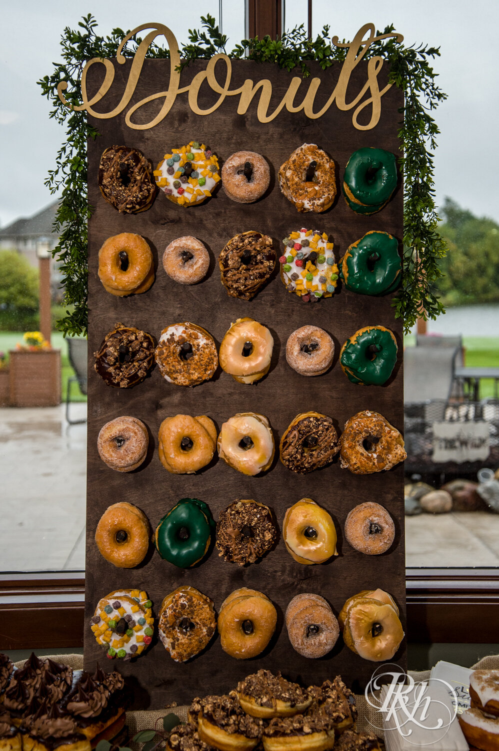 Wedding donut wall