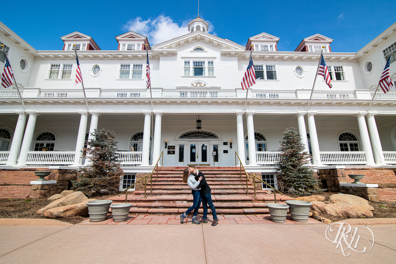 engagement photography stanley hotel colorado