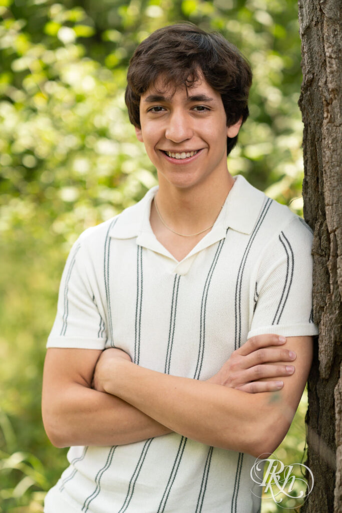 Old Mill Park Senior Photography Quinn Hastings, Minnesota RKH Images