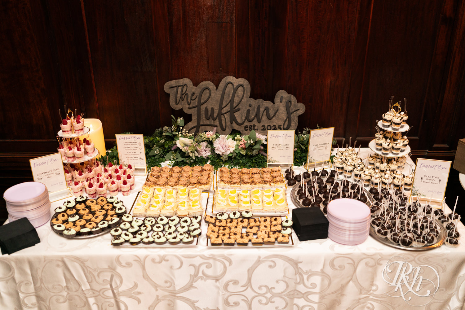 Desert table at Semple Mansion in Minneapolis, Minnesota.